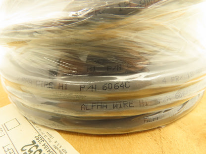Alpha Wire 6064C SL005 Multi Conductor Cable 4/PR 18 AWG Shielded 8 Con 100' ft