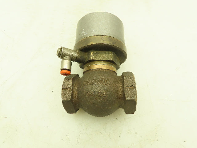 Valvaut Effepi Z200306E Pneumatic Air Controlled Globe Valve 1" NPT PTFE Bronze