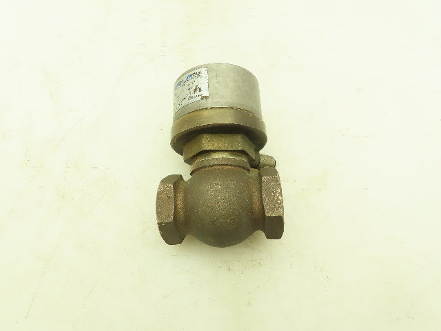 Valvaut Effepi Z200306E Pneumatic Air Controlled Globe Valve 1" NPT PTFE Bronze