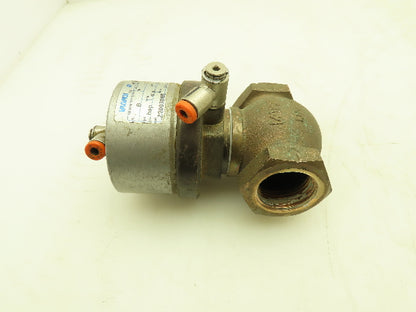 Valvaut Effepi Z200306E Pneumatic Air Controlled Globe Valve 1" NPT PTFE Bronze