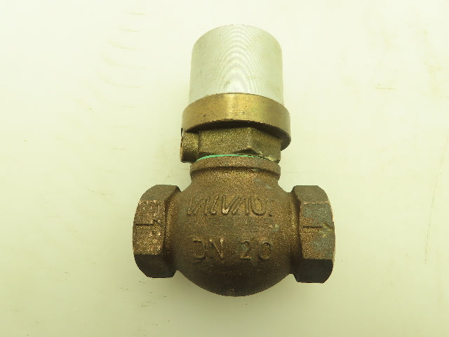 Valvaut Effepi Z200206 Pneumatic Air Controlled Globe Valve 3/4" NPT PTFE Bronze
