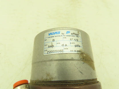 Valvaut Effepi Z200506E Pneumatic Controlled Globe Valve 1-1/2" NPT PTFE Bronze