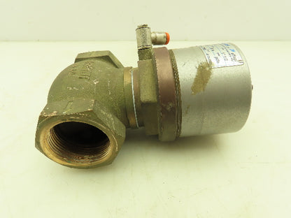 Valvaut Effepi Z200506E Pneumatic Controlled Globe Valve 1-1/2" NPT PTFE Bronze