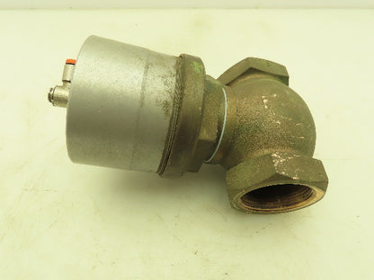 Valvaut Effepi Z200506E Pneumatic Controlled Globe Valve 1-1/2" NPT PTFE Bronze