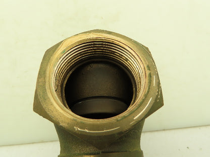 Valvaut Effepi Z200506E Pneumatic Controlled Globe Valve 1-1/2" NPT PTFE Bronze