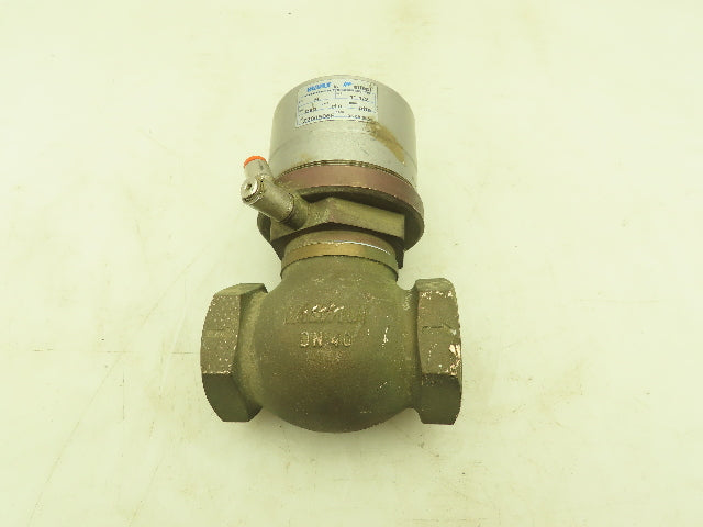 Valvaut Effepi Z200506E Pneumatic Controlled Globe Valve 1-1/2" NPT PTFE Bronze