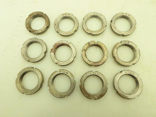 N-08 Bearing Locknut 1-9/16"   Lot of 12
