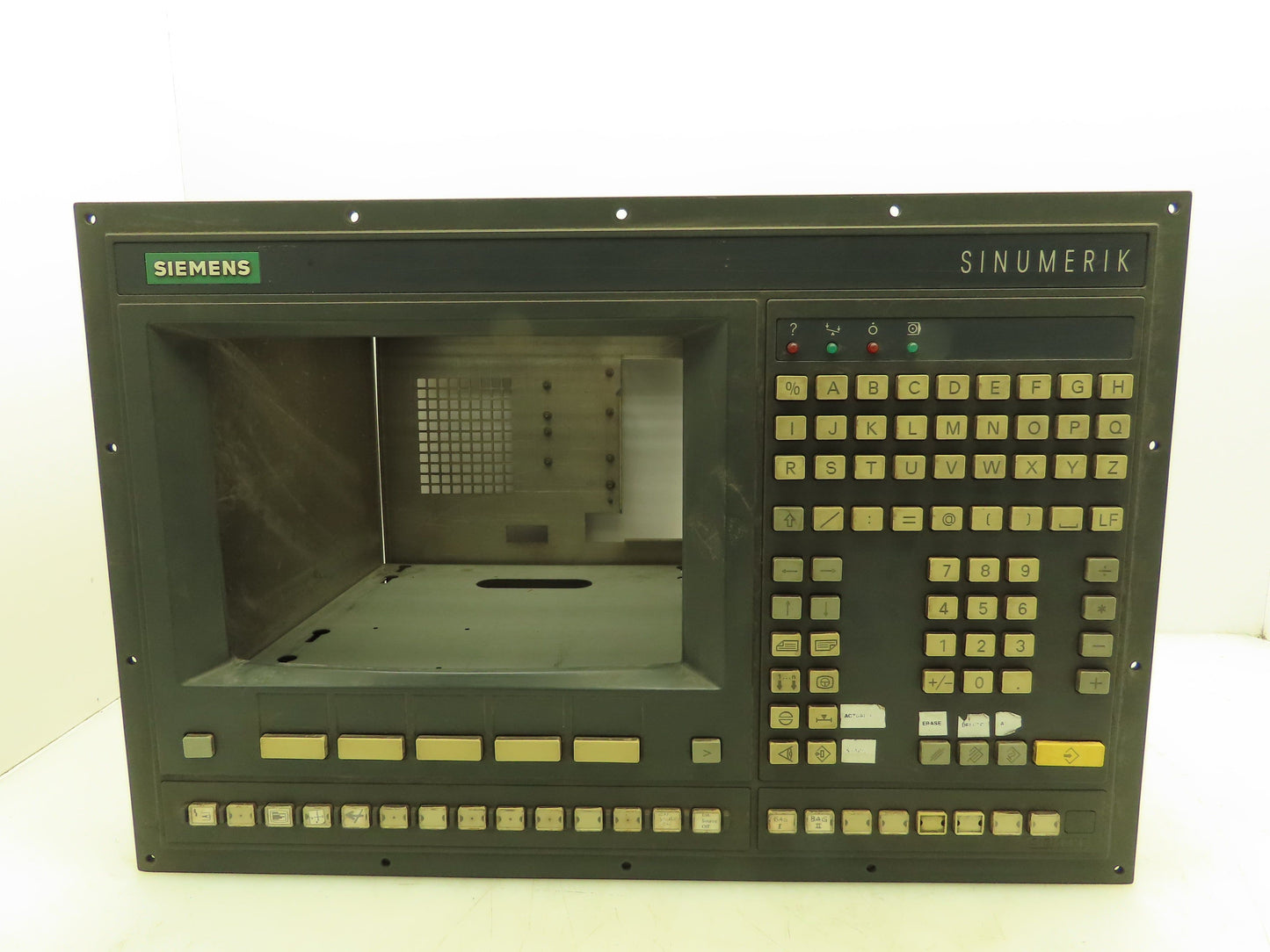 Siemens 6FC3986-3AU02 Sinumerik Control Panel Shell No Screen 6FX1131-3BC02