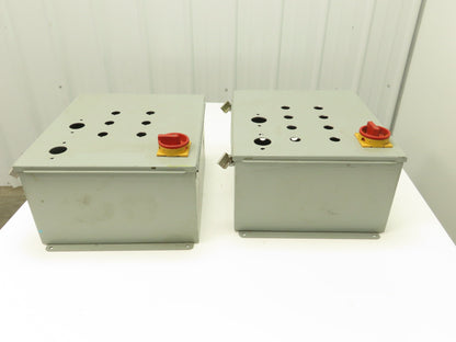 C & I Electrical Enclosure 16x14x8" Backplate Wall Mount 3Ph Disconnect Lot of 2