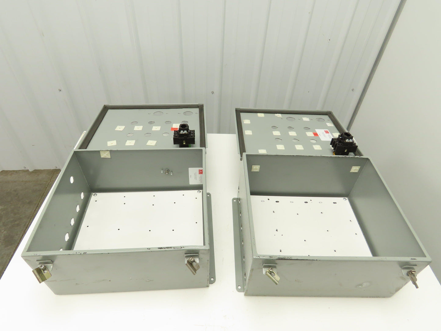 C & I Electrical Enclosure 16x14x8" Backplate Wall Mount 3Ph Disconnect Lot of 2