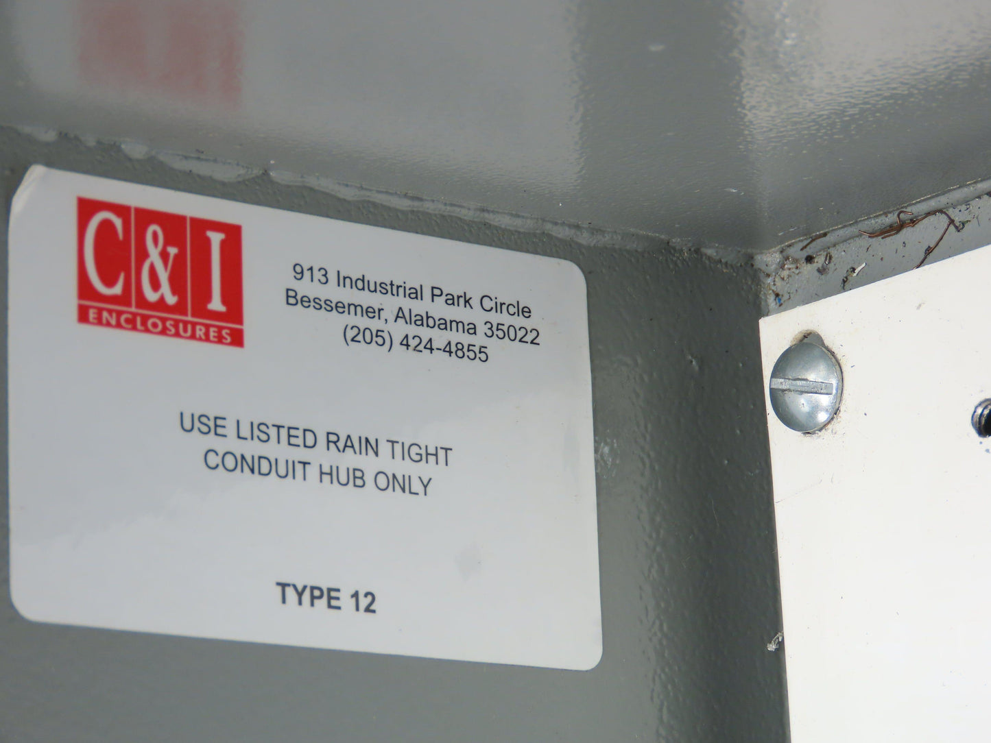 C & I Electrical Enclosure 16x14x8" Backplate Wall Mount 3Ph Disconnect Lot of 2