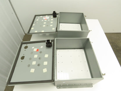 C & I Electrical Enclosure 16x14x8" Backplate Wall Mount 3Ph Disconnect Lot of 2