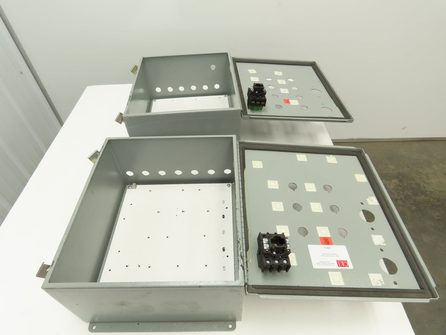 C & I Electrical Enclosure 16x14x8" Backplate Wall Mount 3Ph Disconnect Lot of 2