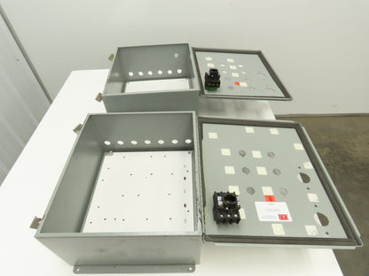 C & I Electrical Enclosure 16x14x8" Backplate Wall Mount 3Ph Disconnect Lot of 2