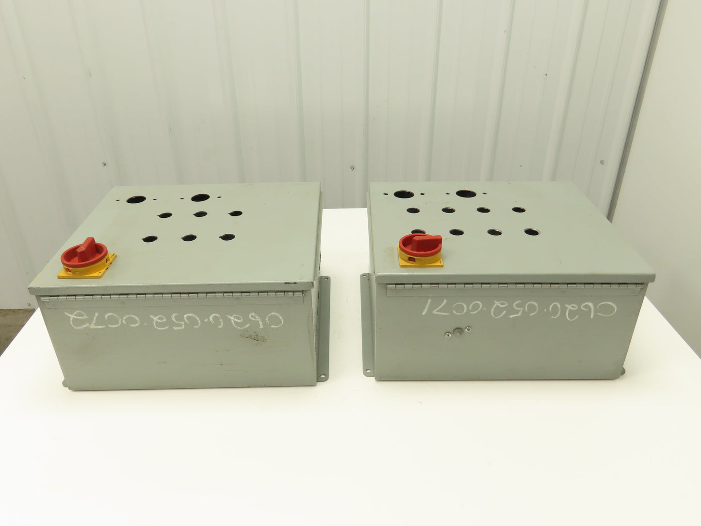 C & I Electrical Enclosure 16x14x8" Backplate Wall Mount 3Ph Disconnect Lot of 2