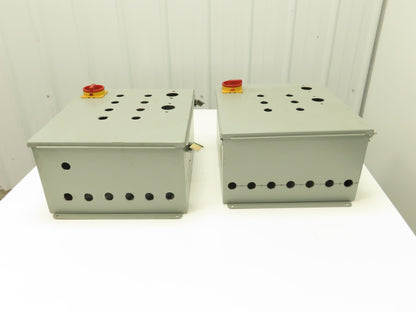 C & I Electrical Enclosure 16x14x8" Backplate Wall Mount 3Ph Disconnect Lot of 2