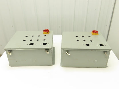 C & I Electrical Enclosure 16x14x8" Backplate Wall Mount 3Ph Disconnect Lot of 2