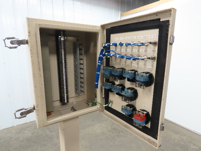 Pedestal Operator Station 12x10x6" Electrical Enclosure Pushbutton Estop