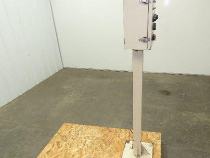 Pedestal Operator Station 12x10x6" Electrical Enclosure Pushbutton Estop