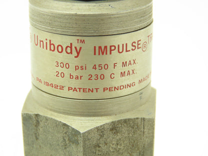 Yarway 730/740 CL Unibody Impulse Steam Trap Valve 3/4" 300 PSI