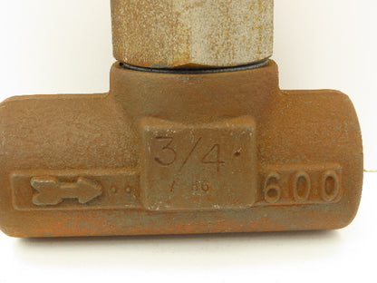 Yarway 730/740 CL Unibody Impulse Steam Trap Valve 3/4" 300 PSI