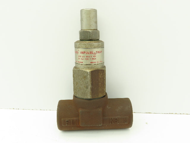 Yarway 730/740 CL Unibody Impulse Steam Trap Valve 3/4" 300 PSI
