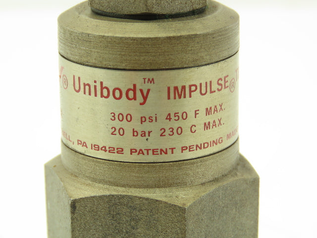 Yarway 730/740 CL Unibody Impulse Steam Trap Valve 3/4" 300 PSI