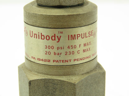 Yarway 730/740 CL Unibody Impulse Steam Trap Valve 3/4" 300 PSI