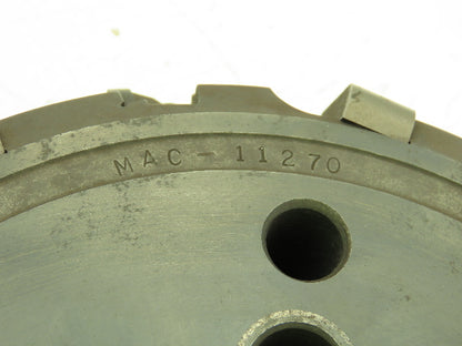 VR/Wesson MAC-11270 Fansteel Indexable Face Mill 10" Cutter 2.5" Arbor