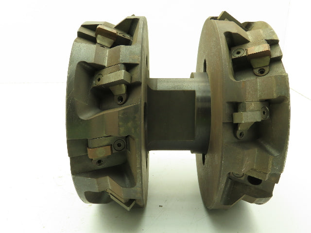 Greenleaf 2B 65638 Indexable Face Mill 8" Double Cutter 2.5" Arbor