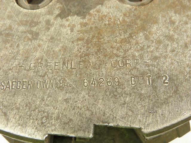 Greenleaf 2B 65638 Indexable Face Mill 8" Double Cutter 2.5" Arbor