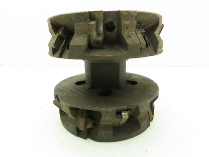 Greenleaf 2B 65638 Indexable Face Mill 8" Double Cutter 2.5" Arbor