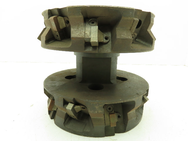 Greenleaf 2B 65638 Indexable Face Mill 8" Double Cutter 2.5" Arbor