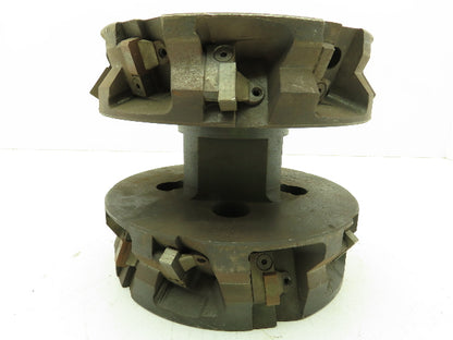 Greenleaf 2B 65638 Indexable Face Mill 8" Double Cutter 2.5" Arbor