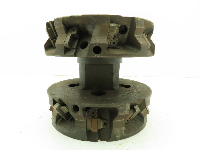 Greenleaf 2B 65638 Indexable Face Mill 8" Double Cutter 2.5" Arbor