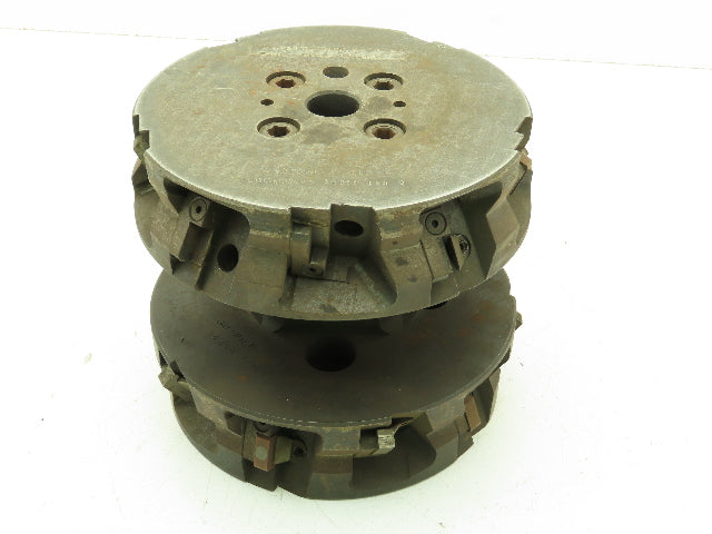 Greenleaf 2B 65638 Indexable Face Mill 8" Double Cutter 2.5" Arbor