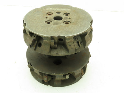 Greenleaf 2B 65638 Indexable Face Mill 8" Double Cutter 2.5" Arbor