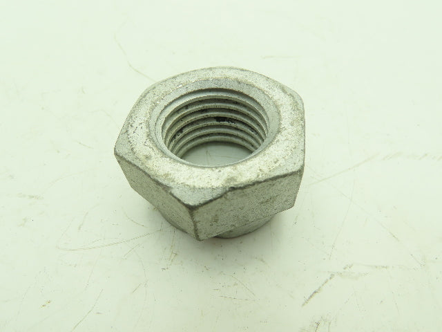 1-1/4-7 Steel Hex Head Weld Nut   Lot of 29