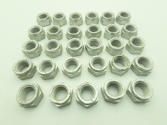 1-1/4-7 Steel Hex Head Weld Nut   Lot of 29