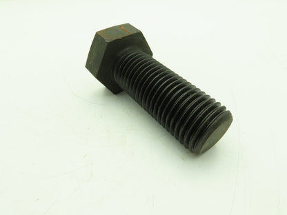 1-1/2-6 x 4" Hex Head Cap Screw Bolt Gr 8 Full Thread UNC Black Oxide  Lot of 11
