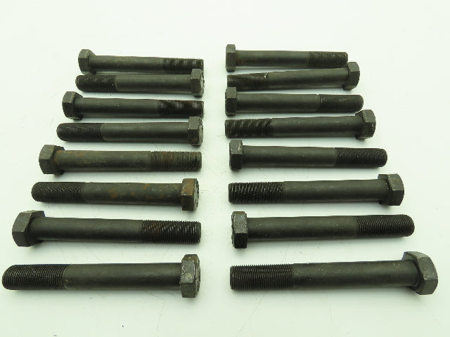 3/4-16 x 5-1/2" Hex Head Cap Screw Bolt Grade 8 PT Black Oxide  Lot of 16