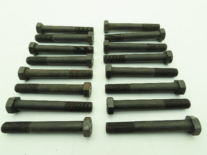 3/4-16 x 5-1/2" Hex Head Cap Screw Bolt Grade 8 PT Black Oxide  Lot of 16