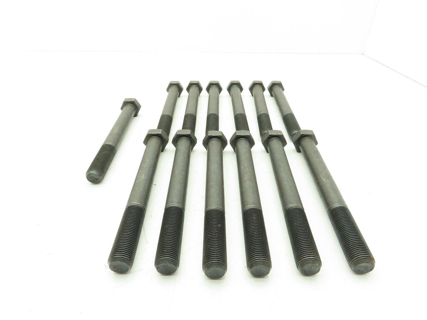3/4-16 x 7" Hex Head Cap Screw Bolt Grade 8 PT Black Oxide  Lot of 13