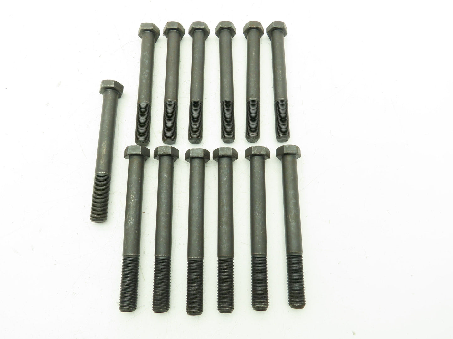 3/4-16 x 7" Hex Head Cap Screw Bolt Grade 8 PT Black Oxide  Lot of 13