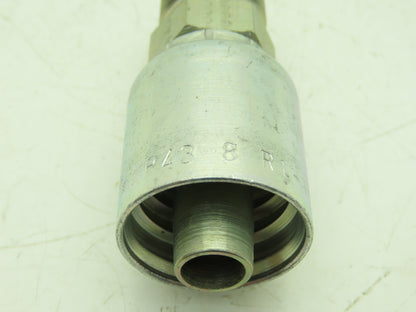Parker 1D043-15-8 Hydraulic Crimp Fitting 1/2" Hose x M22 Male  Lot of 13