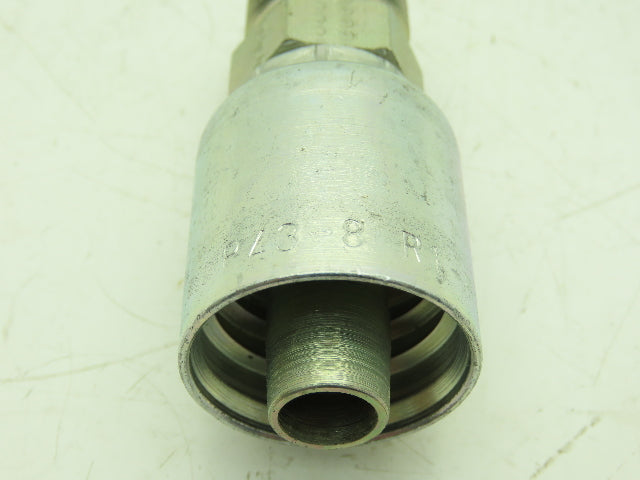 Parker 1D043-15-8 Hydraulic Crimp Fitting 1/2" Hose x M22 Male  Lot of 13