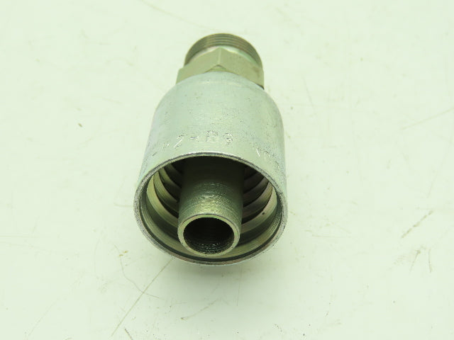 Parker 1D043-15-8 Hydraulic Crimp Fitting 1/2" Hose x M22 Male  Lot of 13