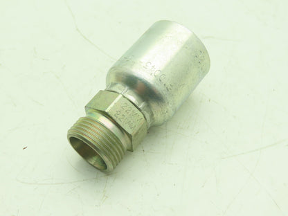 Parker 1D043-15-8 Hydraulic Crimp Fitting 1/2" Hose x M22 Male  Lot of 13