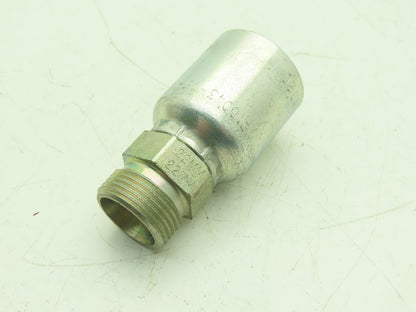 Parker 1D043-15-8 Hydraulic Crimp Fitting 1/2" Hose x M22 Male  Lot of 13