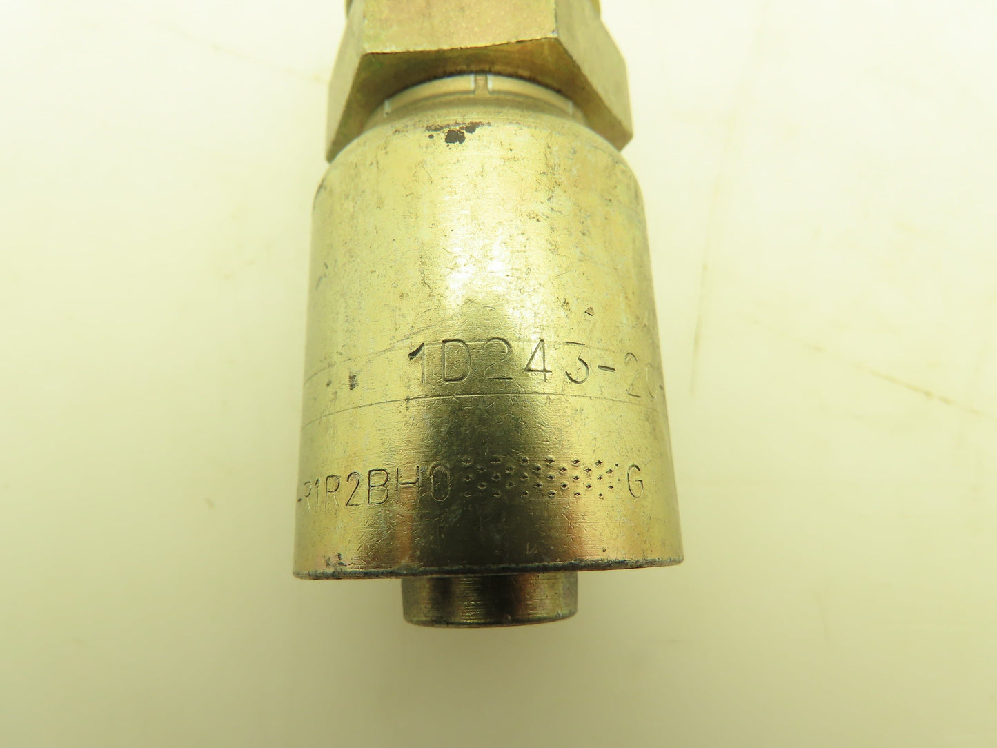 Parker 1D243-20-10 Crimp Fitting 5/8" Hose x M30 Metric L Male Rigid Lot of 6